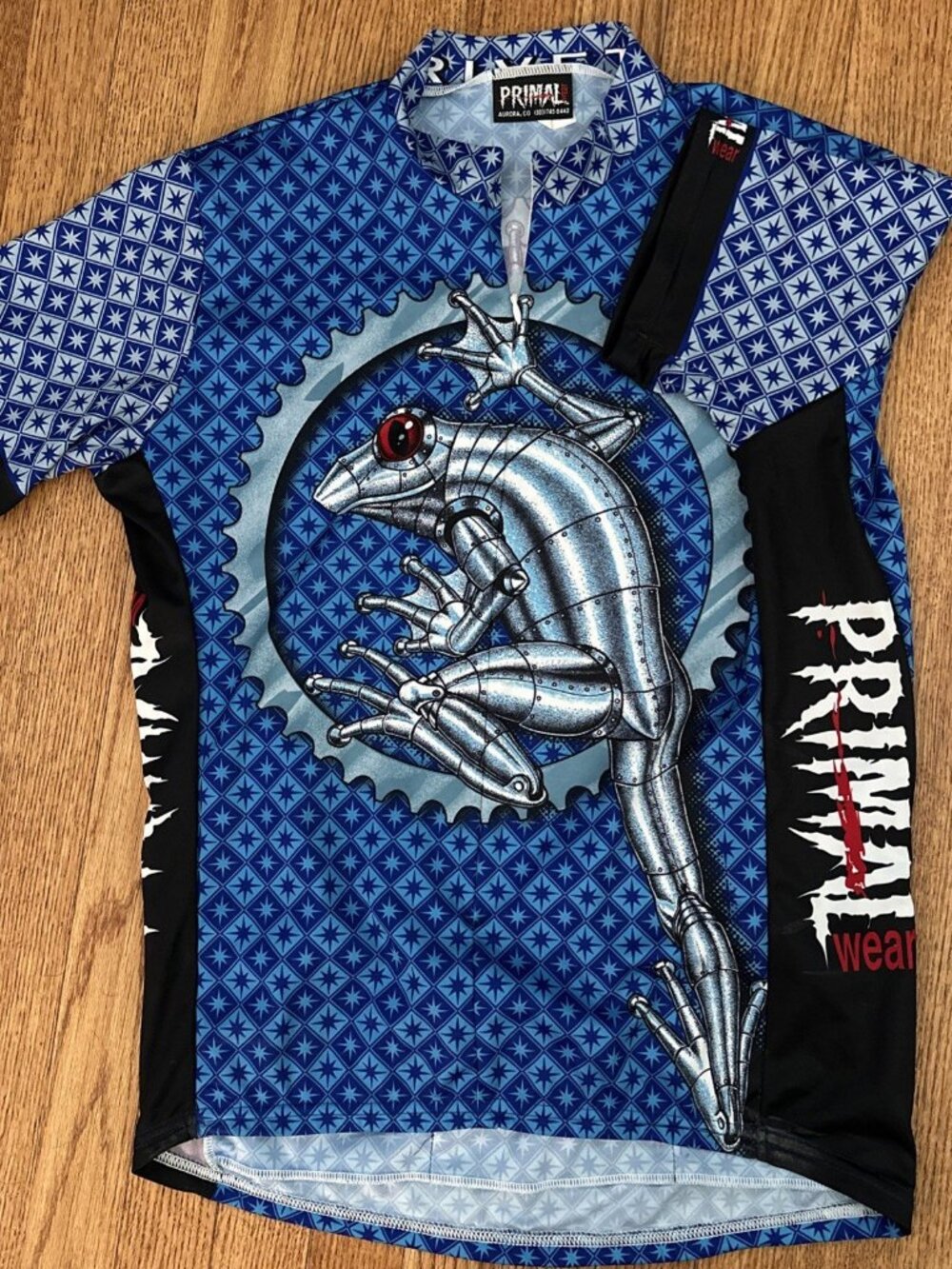 Primal Wear Gecko Cycling Shirt L Large Made In USA